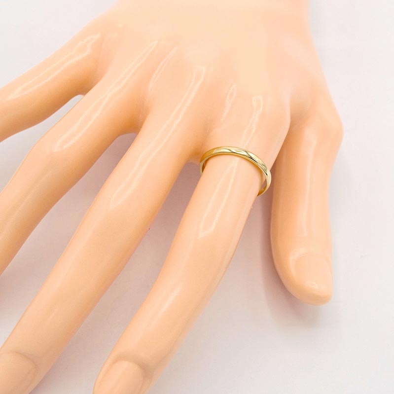 Zlatý prsten kroužek hladký 1,50g