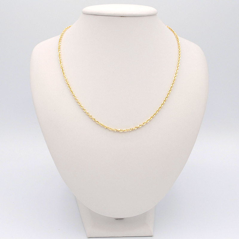 Zlatý náhrdelník Anker proplétaný zdobený 2,20g