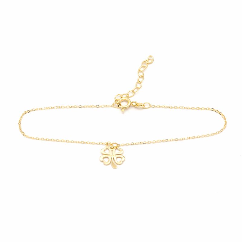 Zlatý náramek se čtyřlístkem 0,85g