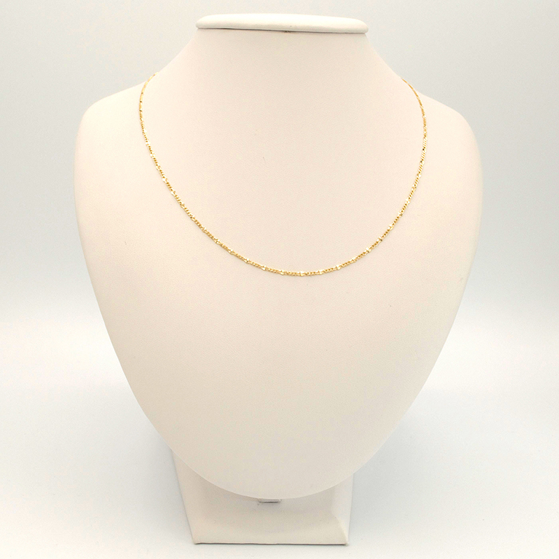 Zlatý řetízek Figaro zdobený 2,25g