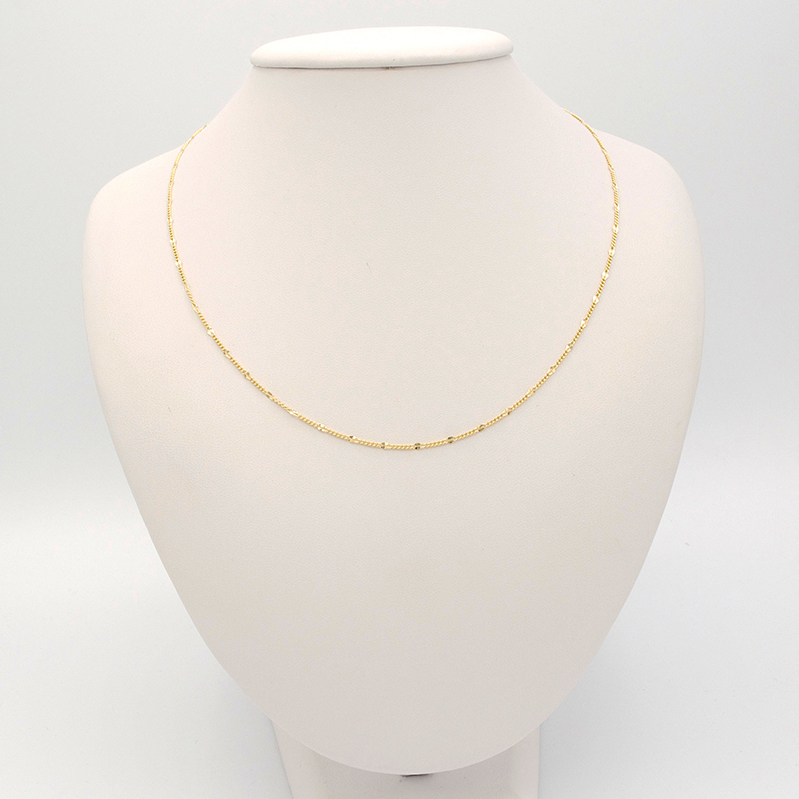 Zlatý řetízek Figaro zdobený 2,15g