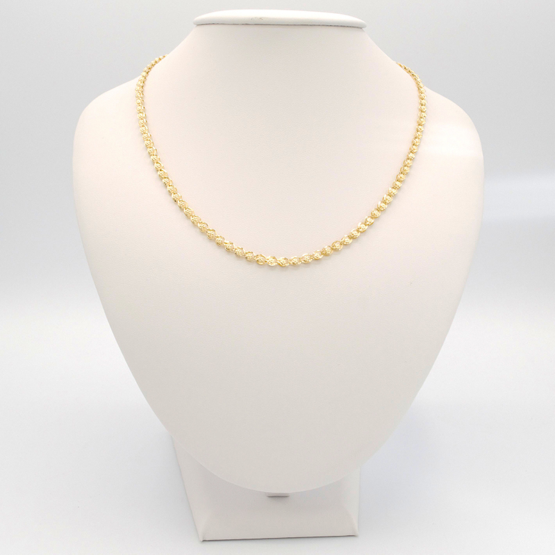 Zlatý náhrdelník hrubý zdobený 4,70g