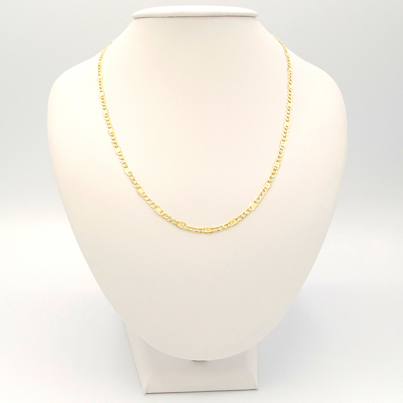 Zlatý řetízek Figaro zdobený 3,55g 