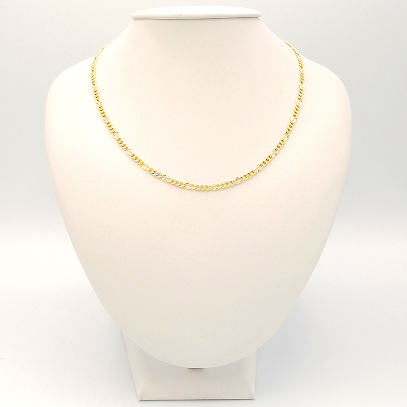 Zlatý řetízek Figaro zdobený 4,20g