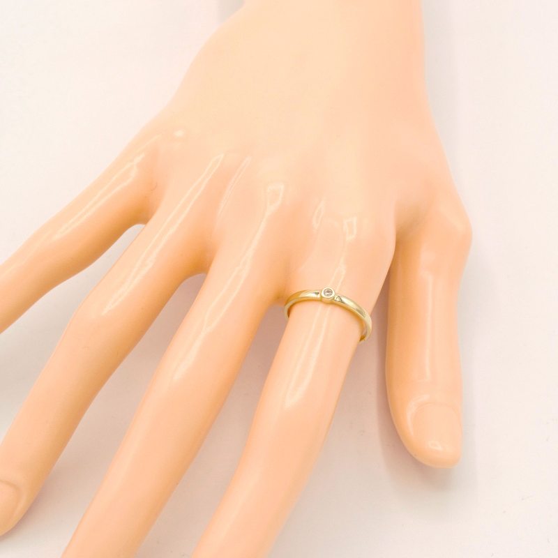 Zlatý prsten kroužek se zirkonem 1,13g