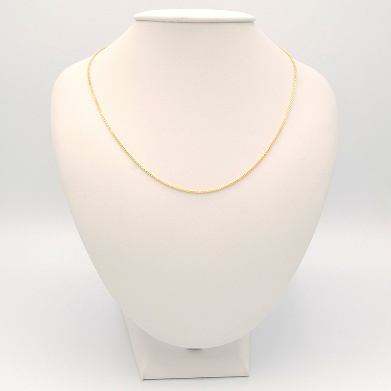 Zlatý řetízek lanko zdobené proplétané 2,15g