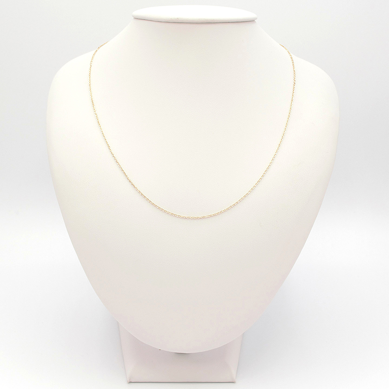 Zlatý řetízek Anker jemný v lesklém vzhledu 1,36g