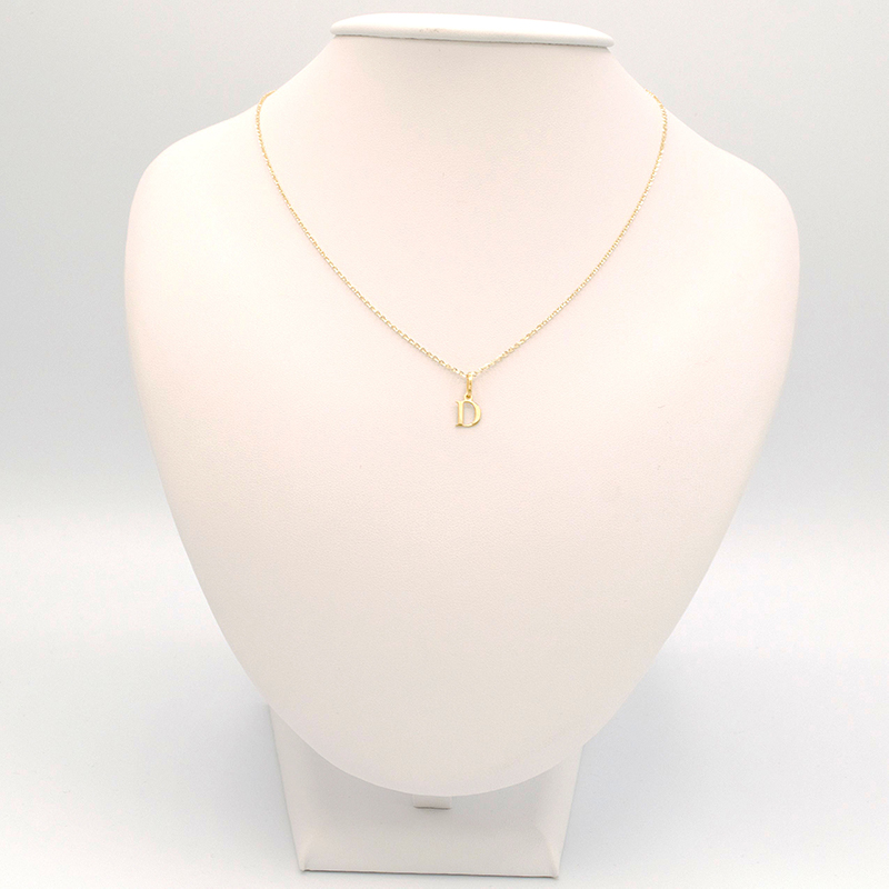 Zlatý přívěsek písmeno D 0,25g