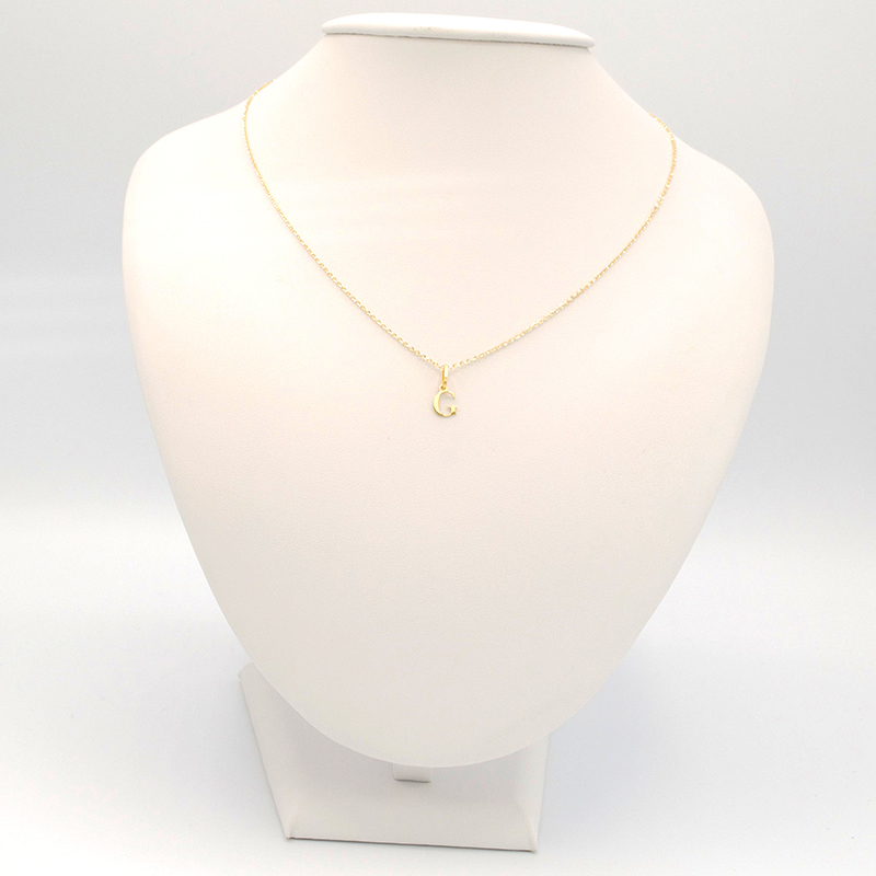 Zlatý přívěsek písmeno G 0,20g