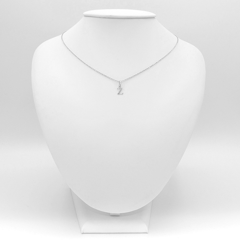 Přívěsek z bílého zlata, písmeno Z 0,20g