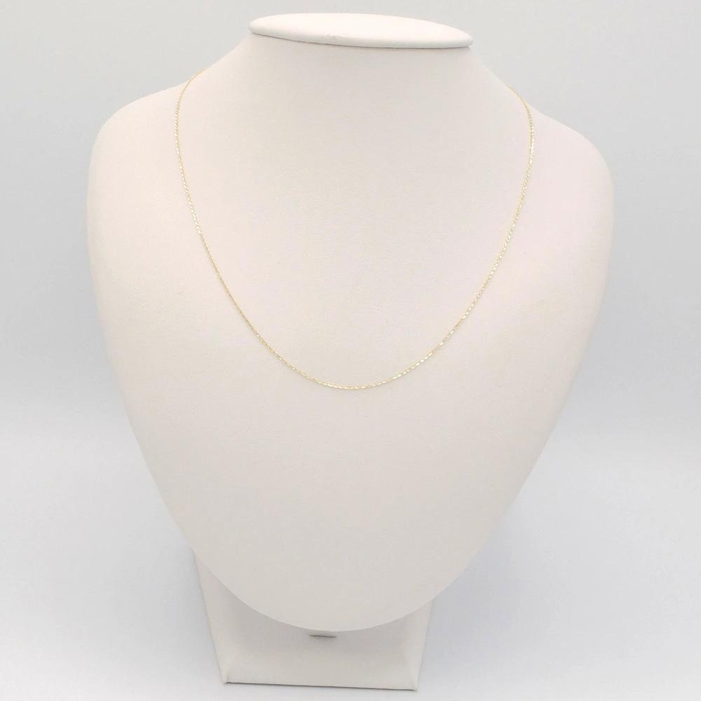 Zlatý řetízek Anker jemný v lesklém vzhledu 0,85g