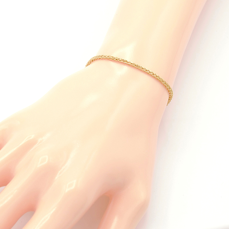 Zlatý náramek liščí ocas 1,80g