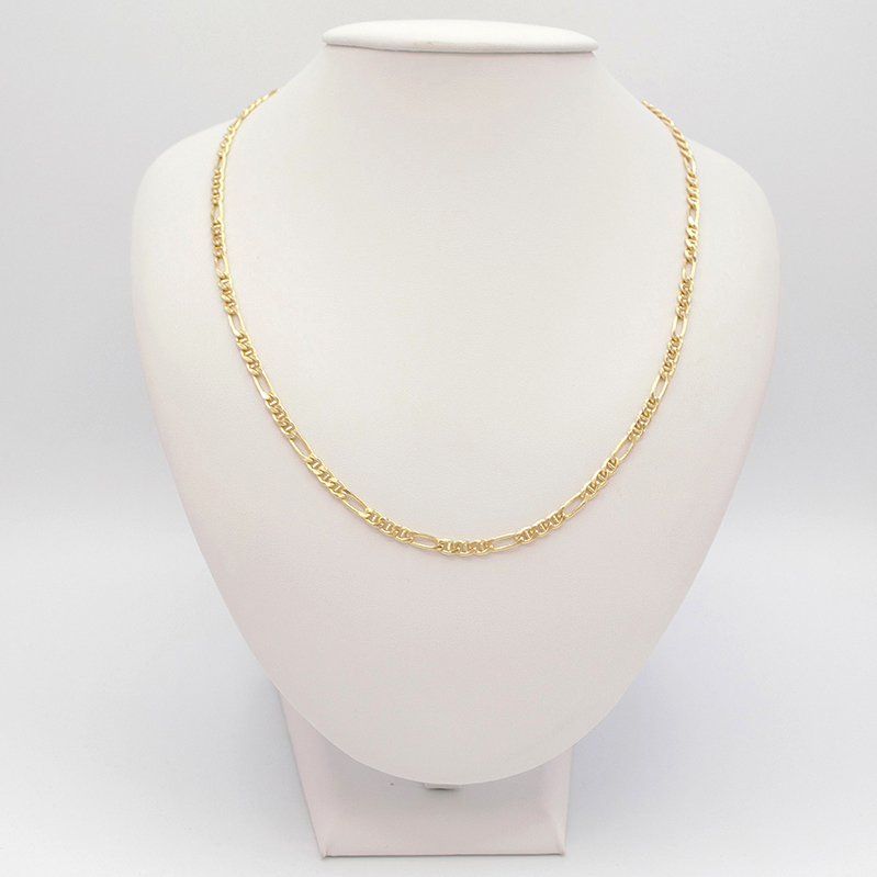 Zlatý řetízek Figaro zdobený 7,15g