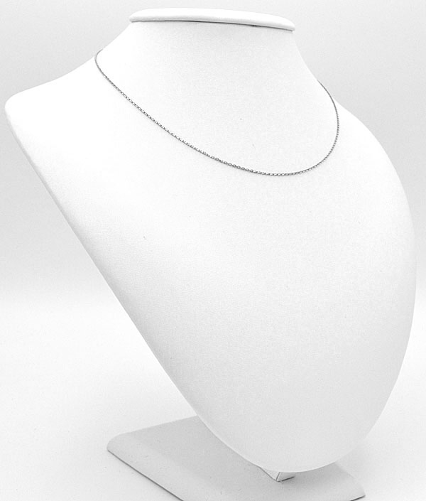 Řetízek z bílého zlata Anker 1,10g