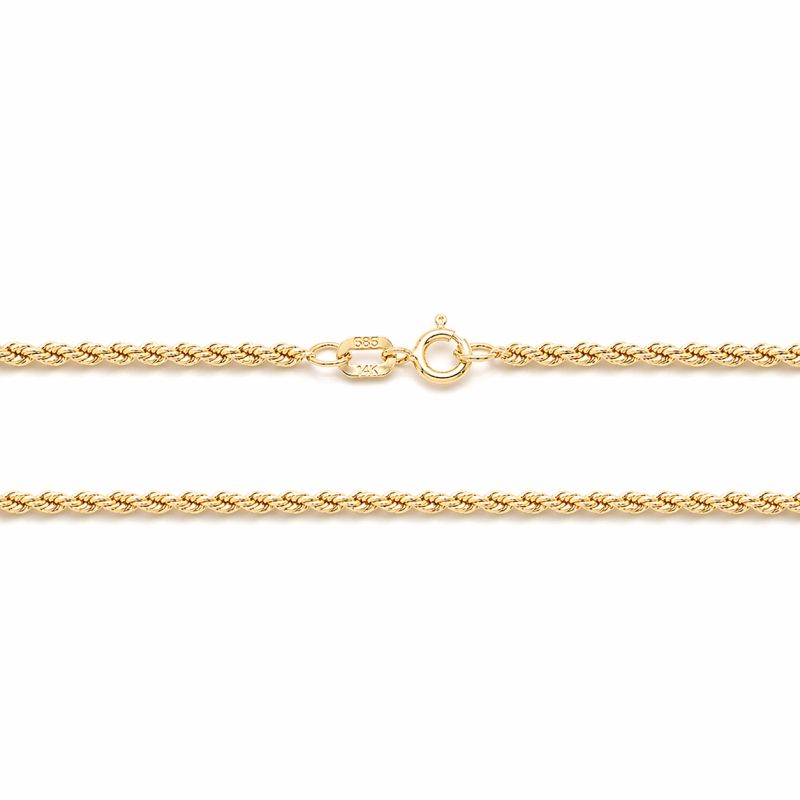 Zlatý řetízek Valis jemný v lesklém vzhledu 1,70g