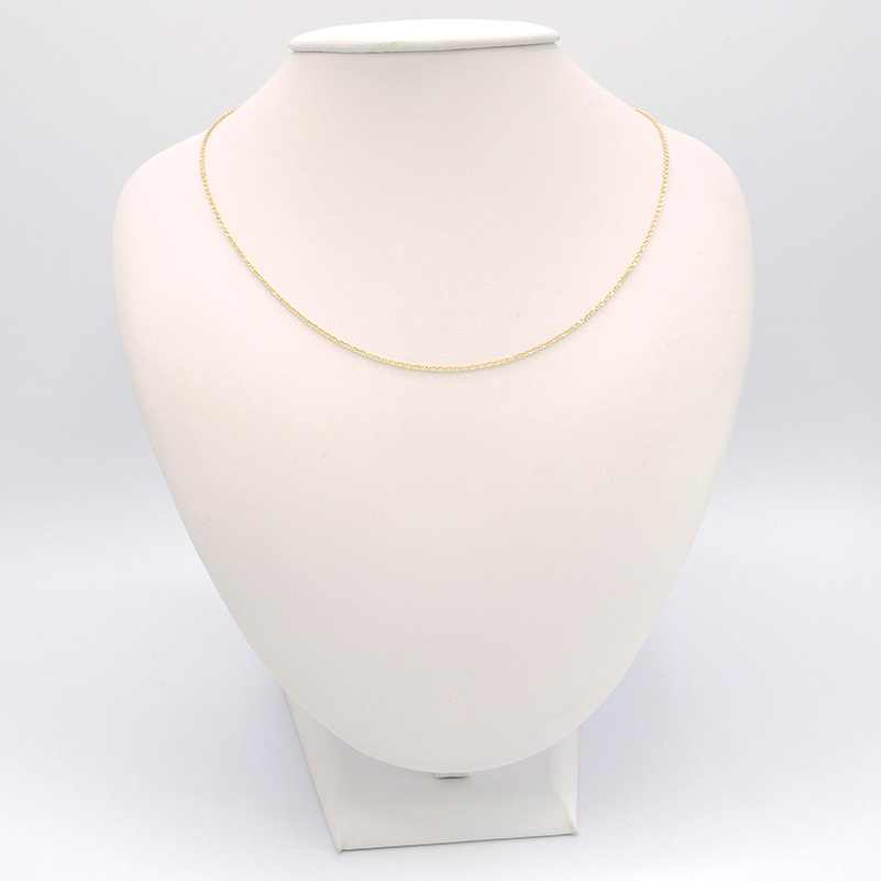 Zlatý řetízek Anker zdobený v lesklém vzhledu 1,65g 