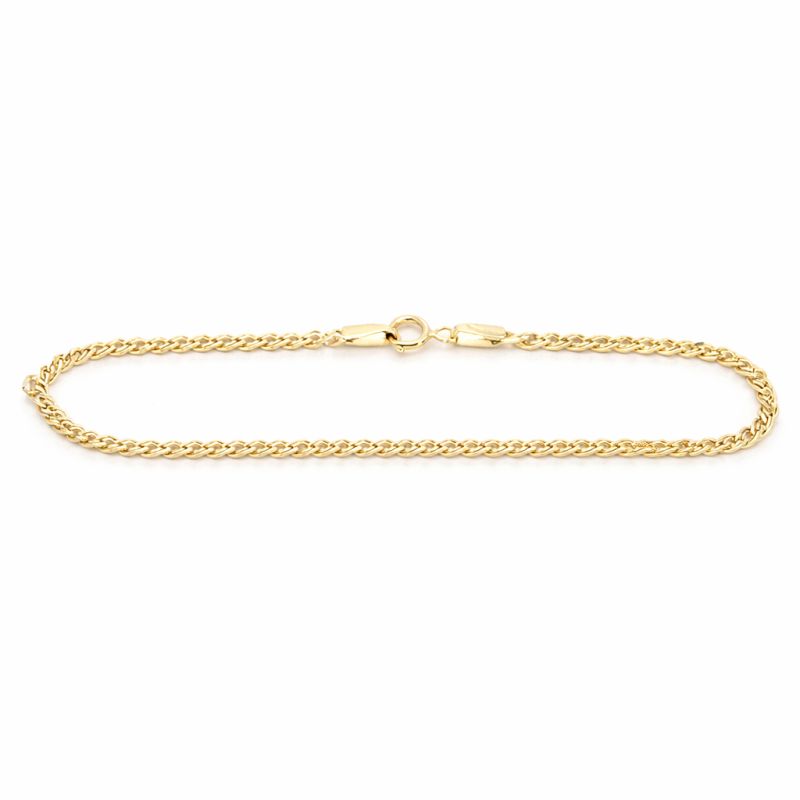 Zlatý náramek Rombo propletený dvojočko 1,80g