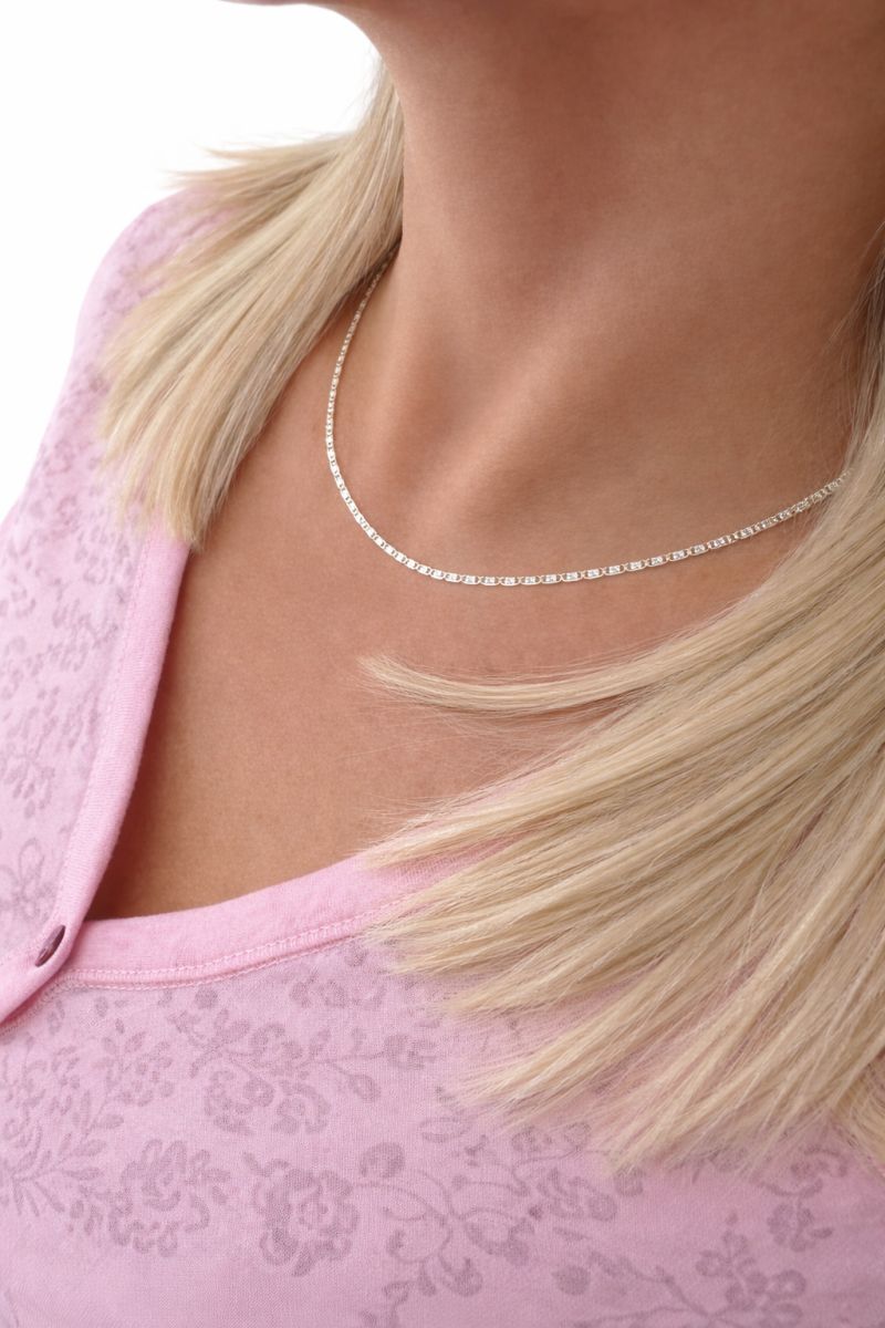 Zlatý řetízek Valentina zdobená dvě barvy zlata 2,40g