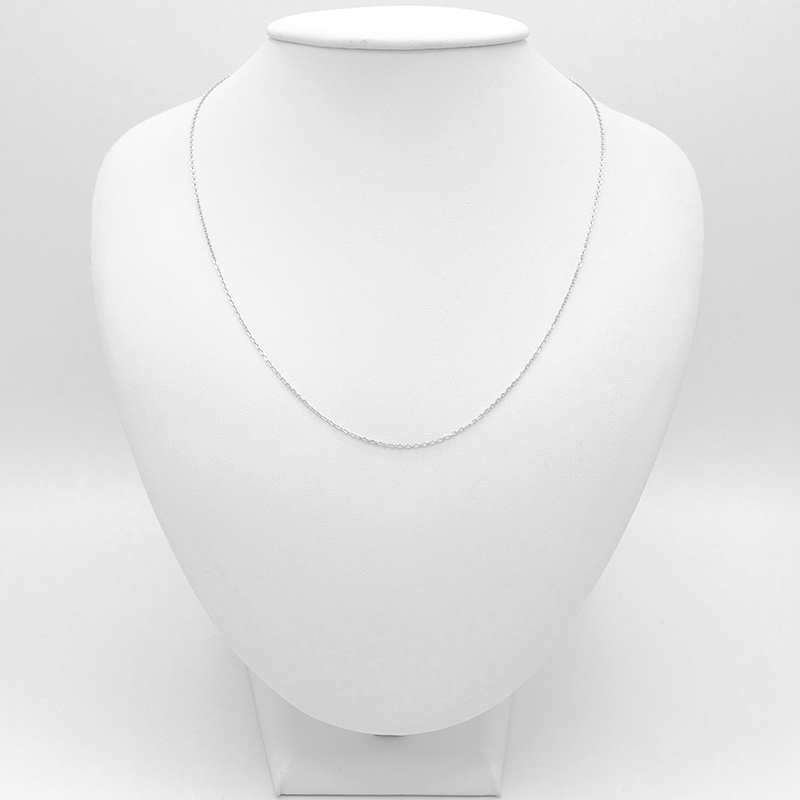 Řetízek z bílého zlata Anker jemný 1,60g