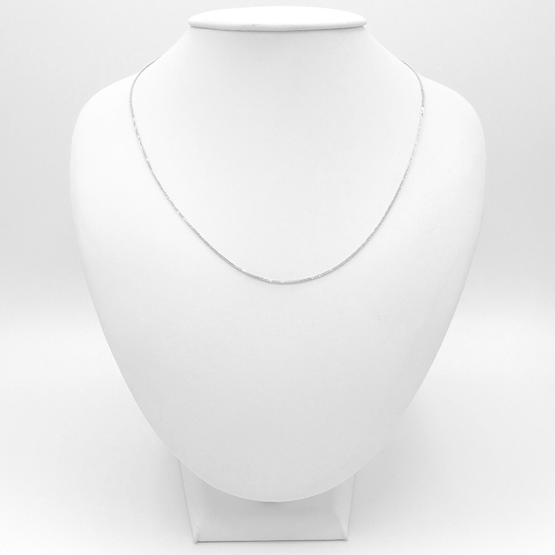 Řetízek z bílého zlata Spiga 1,25g