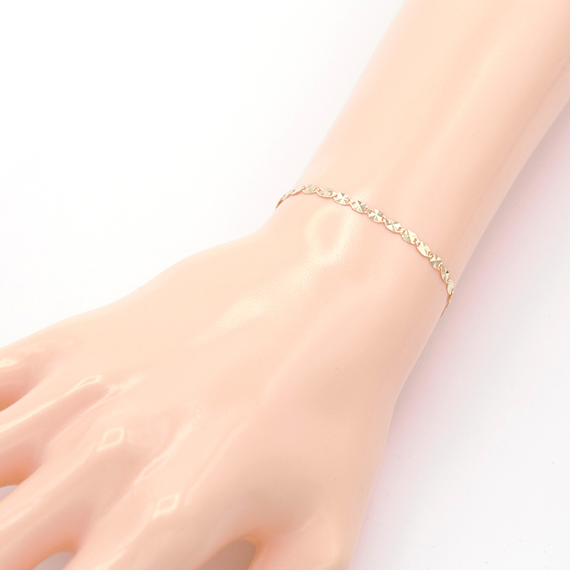 Zlatý náramek Valentina zdobená 1,25g