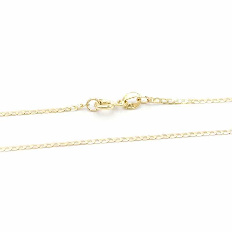 Zlatý řetízek Pancer jemný broušený 