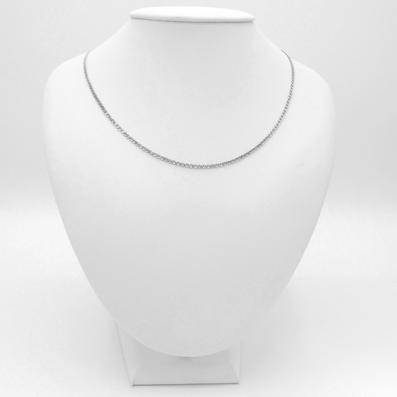 Řetízek z bílého zlata Rombo 2,25g