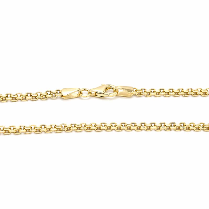 Zlatý řetízek Bismark s velkou karabinou 4,30g