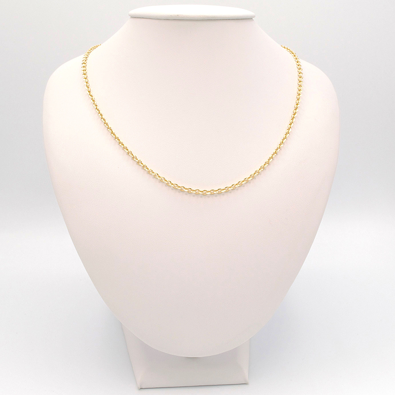 Zlatý řetízek Anker zdobený v lesklém vzhledu 4,05g