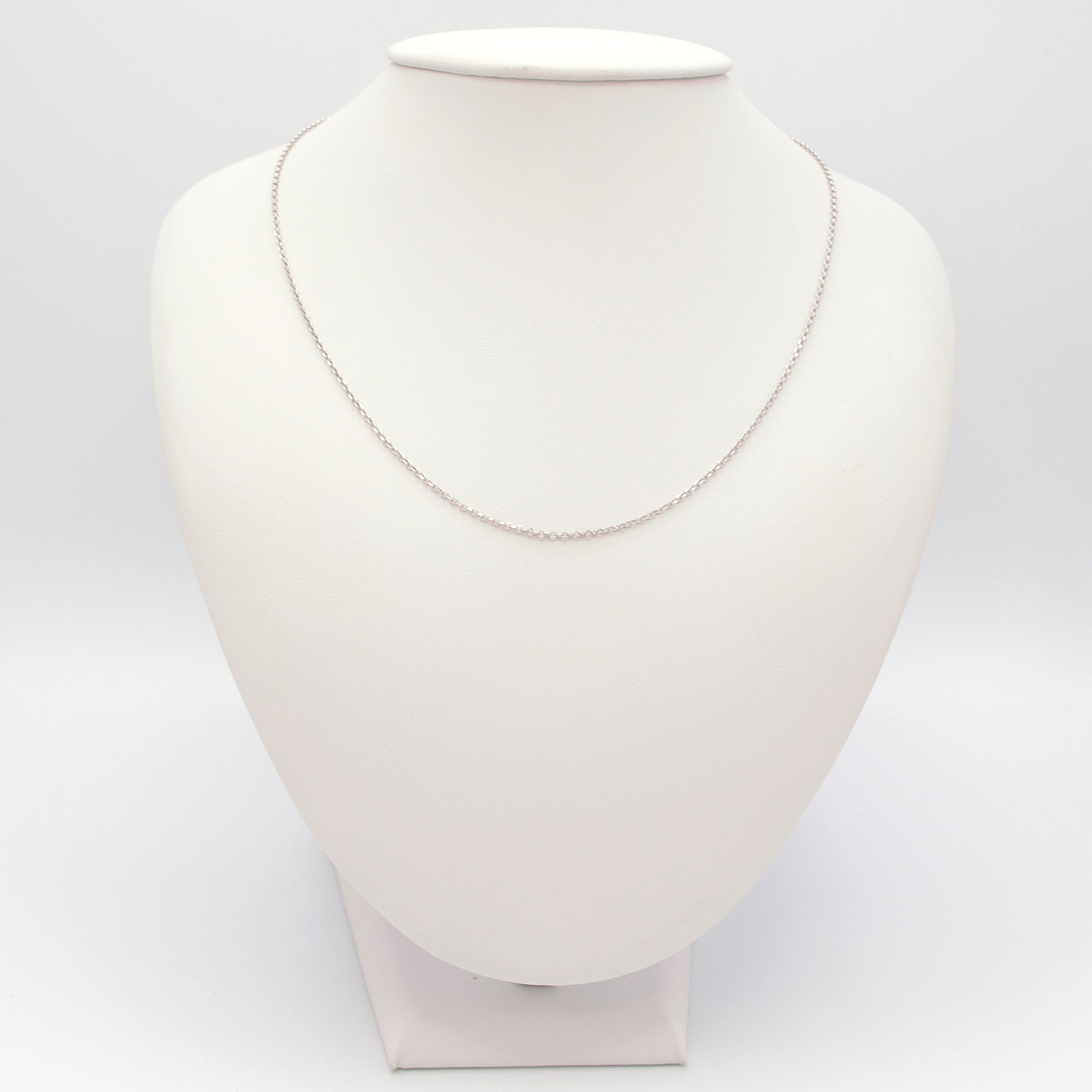 Řetízek z bílého zlata Anker jemný 1,10g