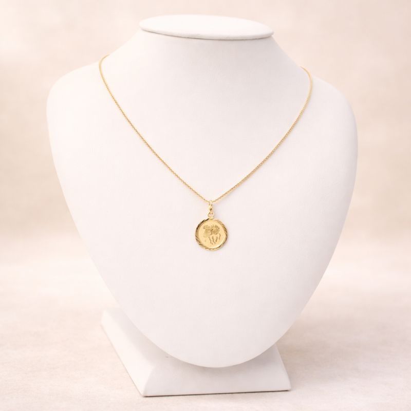 Zlatý přívěsek znamení beran 