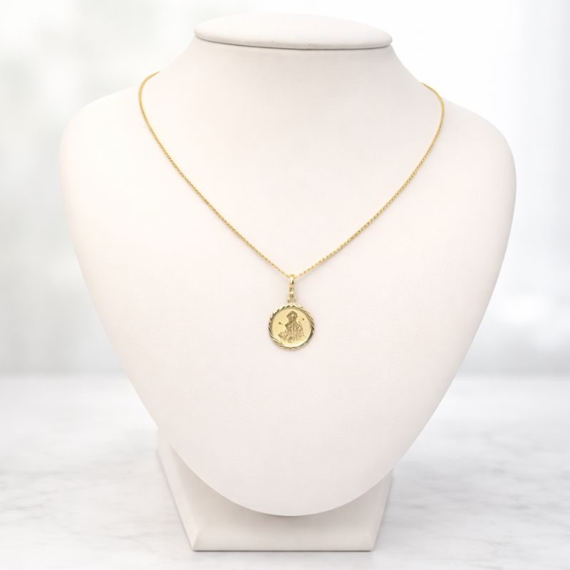 Zlatý přívěsek znamení panna 