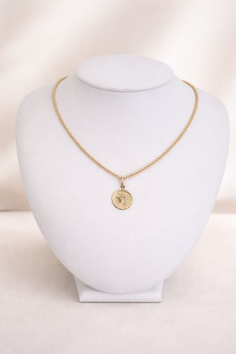 Zlatý přívěsek znamení střelec 