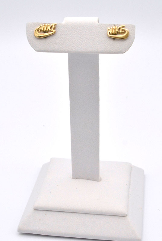 Zlaté náušnice NIKE na puzetu 1,00g