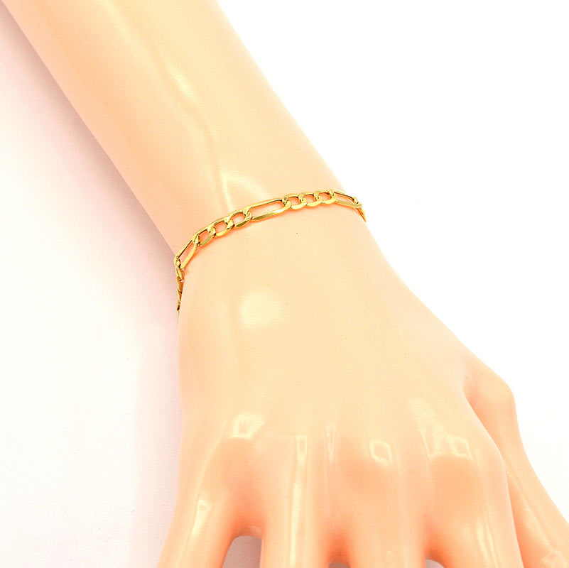 Zlatý náramek Figaro 2,10g