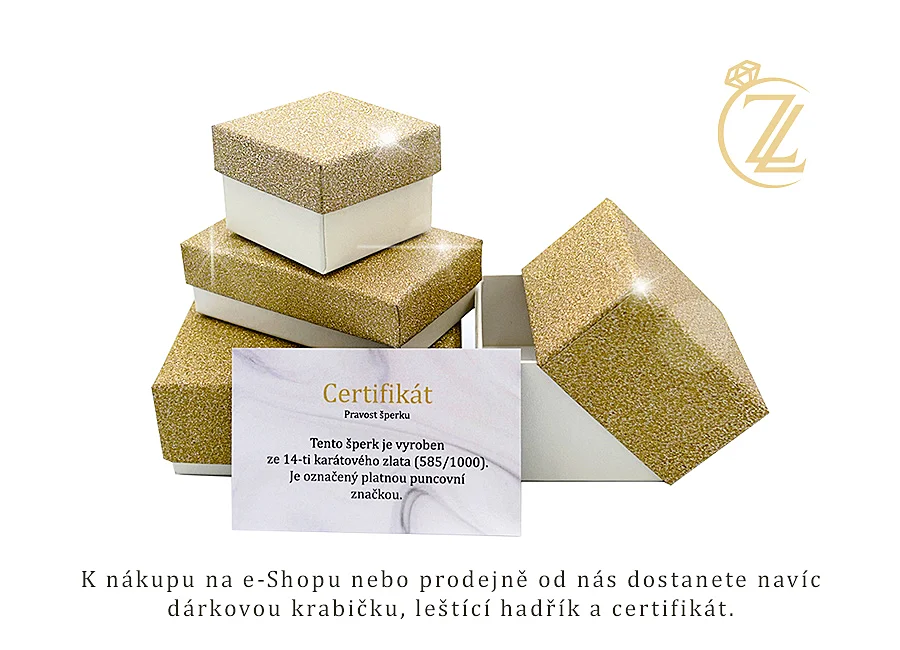 Zlatý řetízek královský zdobený 7,80g