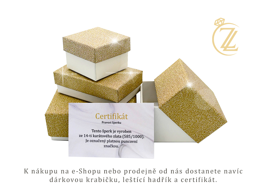 Zlatý řetízek fox propletený liščí ocas 3,30g
