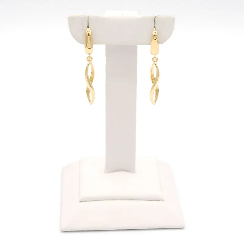 Zlaté visací náušnice koucené 2,35g