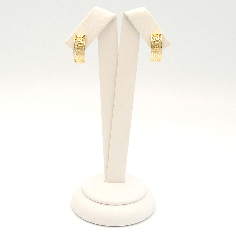 Zlaté náušnice zdobené znaky 2,80g 