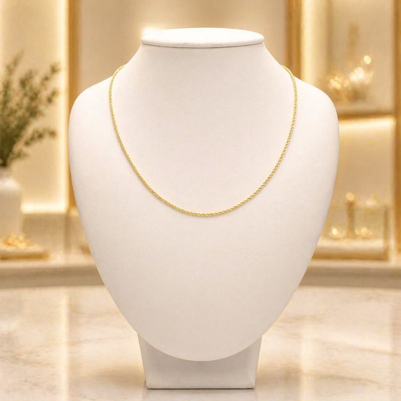 Zlatý řetízek Valis jemný v lesklém vzhledu 1,70g