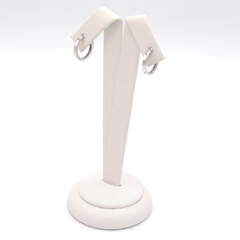 Náušnice z bílého zlata kruhy 1,65g