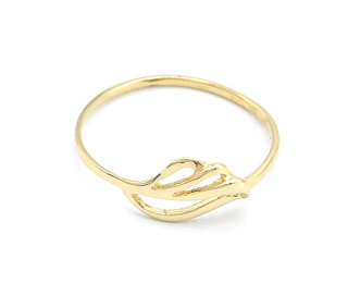 Zlatý prsten vlnky 1,50g
