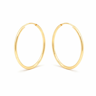 Zlaté náušnice kruhy jemné