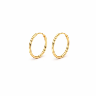 Zlaté náušnice kruhy malé 