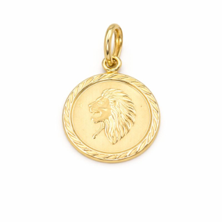 Zlatý přívěsek znamení lev 