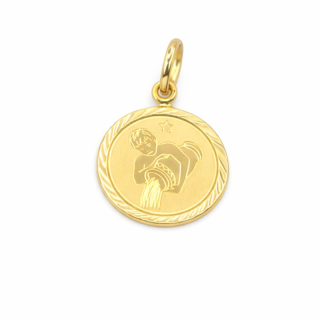 Zlatý přívěsek znamení vodnář 